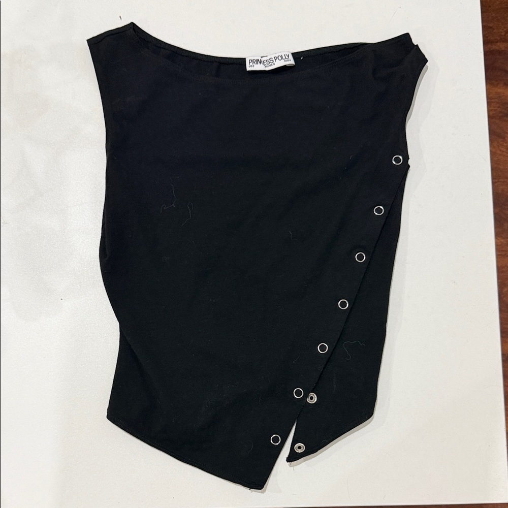 princess polly asymmetrical off the shoulder top